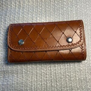 COUNTRY BUG WALLET BROWN LEATHER